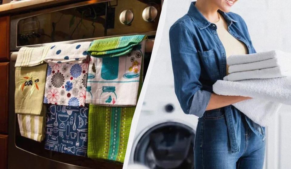 Как вернуть белоснежный вид кухонным полотенцам: эффективные народные методы