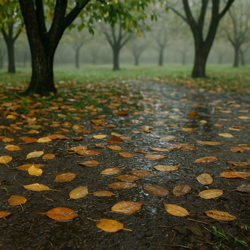 Как мокрые листья становятся сокровищем для сада