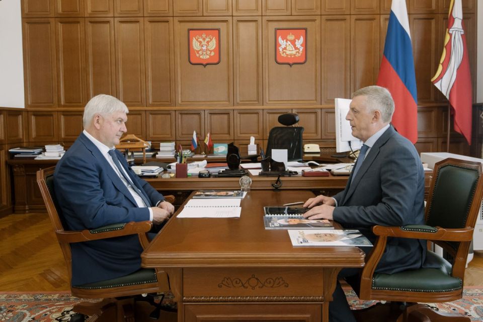 Александр Гусев и Дмитрий Проскурин обсудили развитие ВГТУ