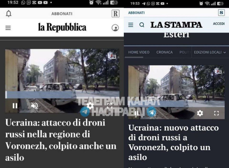   La Repubblica  La Stampa        