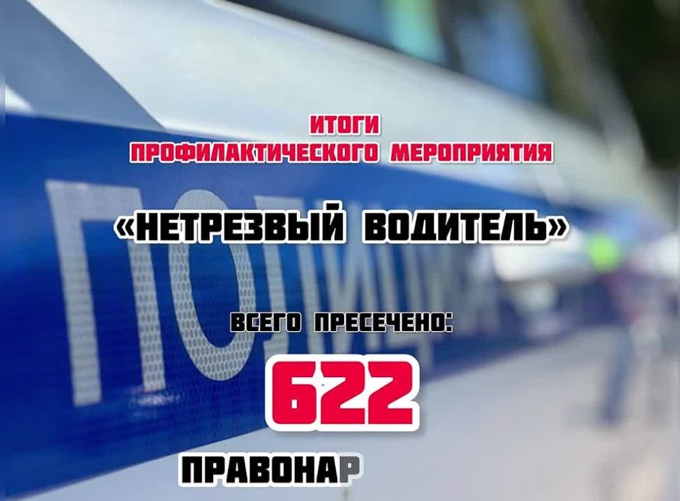 Госавтоинспекция Воронежской области подвела итоги профилактического мероприятия «Нетрезвый водитель», проходившего с 3 по 5 октября В ходе «сплошных проверок» сотрудниками Госавтоинспекции было пресечено правонарушения...