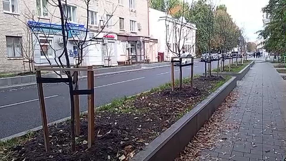 В Ленинском районе высадили фруктовый сад