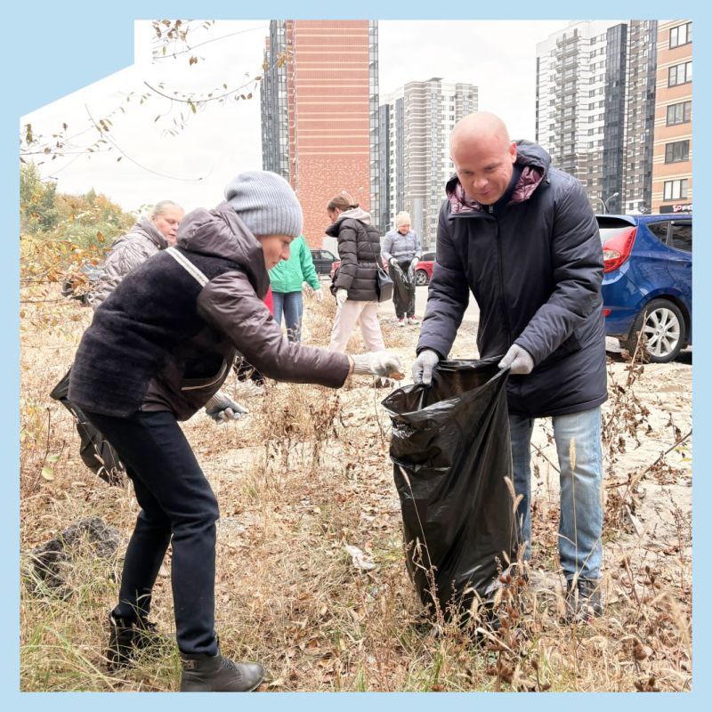 Железнодорожный район поддерживает эстафету чистоты