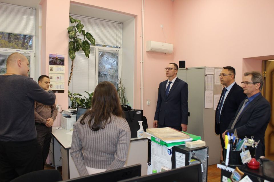 Заместитель начальника ЭКЦ МВД России Григорий Бережнев с рабочей поездкой посетил Воронежскую область