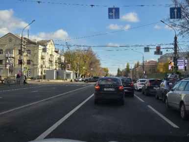 Новые знаки появились на 9 Января в Воронеже
