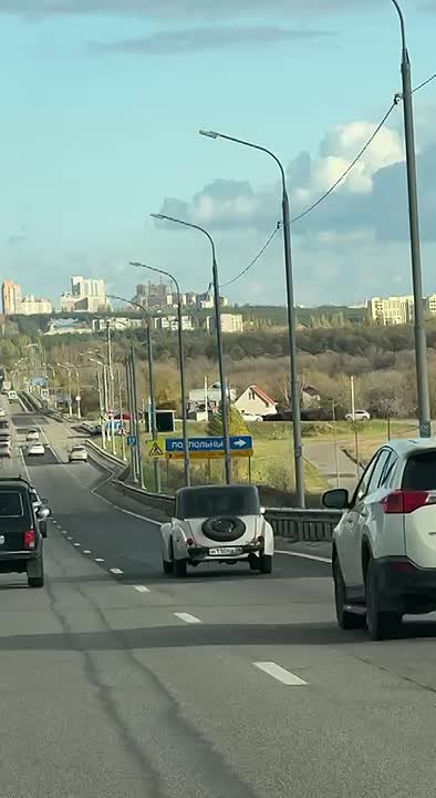 Ретро-красота на воронежских дорогах