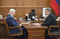 На рабочей встрече с Губернатором Воронежской области Александром Викторовичем Гусевым обсудил актуальные направления работы Воронежской городской Думы