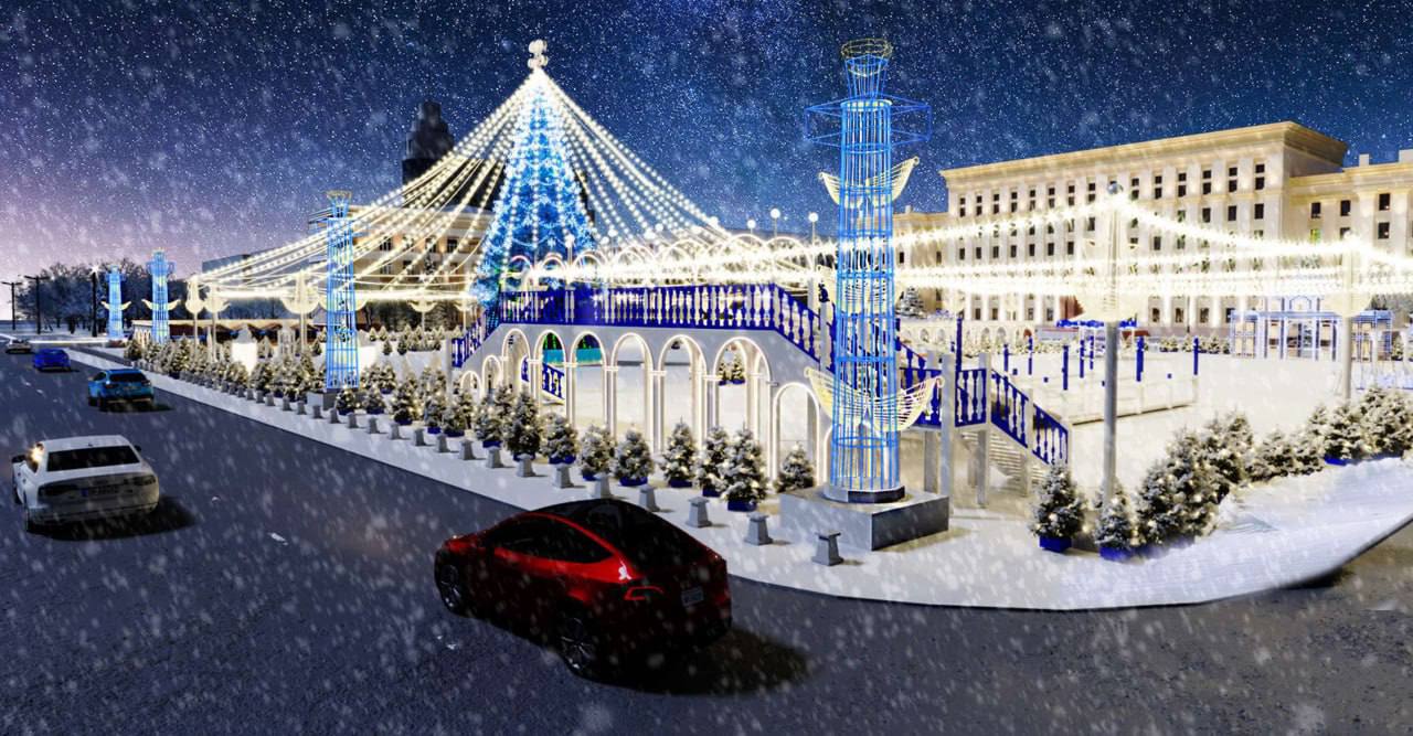 Стартовали поиски подрядчика для оформления площади Ленина к новогодним праздникам Стартовали поиски подрядчика для оформления площади Ленина к новогодним праздникам