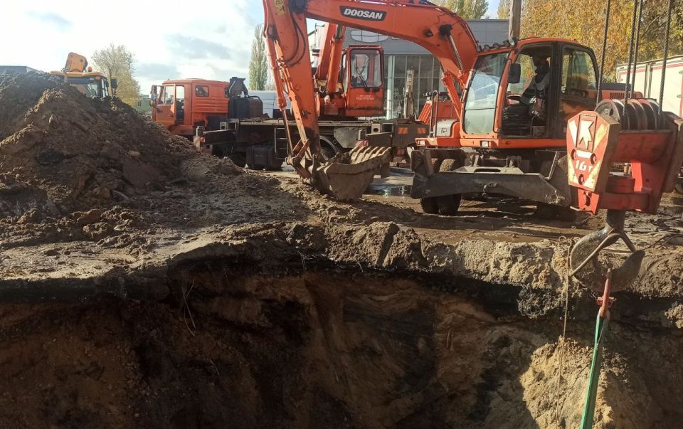 Мы завершили ремонт водовода в Советском районе