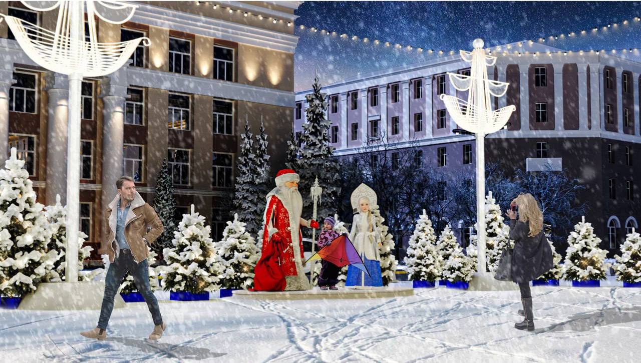 Стартовали поиски подрядчика для оформления площади Ленина к новогодним праздникам Стартовали поиски подрядчика для оформления площади Ленина к новогодним праздникам