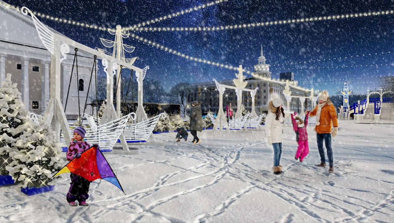 Стартовали поиски подрядчика для оформления площади Ленина к новогодним праздникам Стартовали поиски подрядчика для оформления площади Ленина к новогодним праздникам