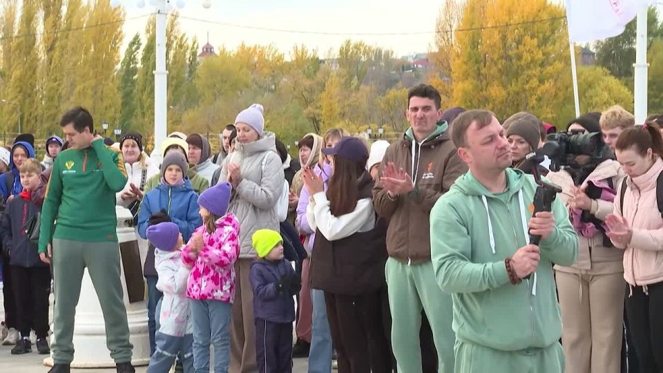 Всероссийская эстафета факела «Огонь жизни» прошла в Воронеже