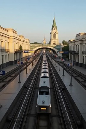 Попросили нейросеть GigaChat показать, как бы выглядел Воронеж, если бы в нём сделали метро