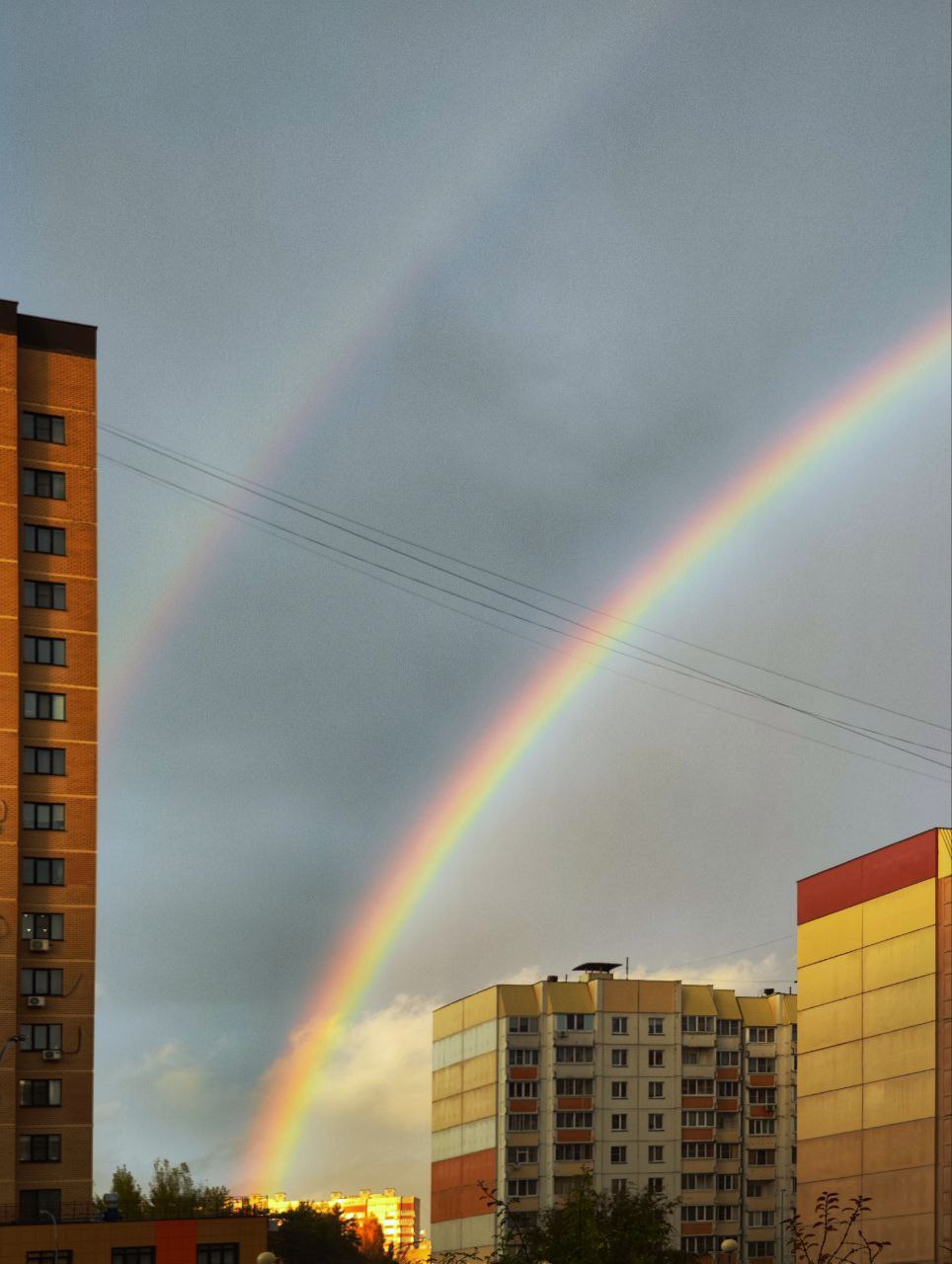 Двойная радуга над Воронежем Двойная радуга над Воронежем