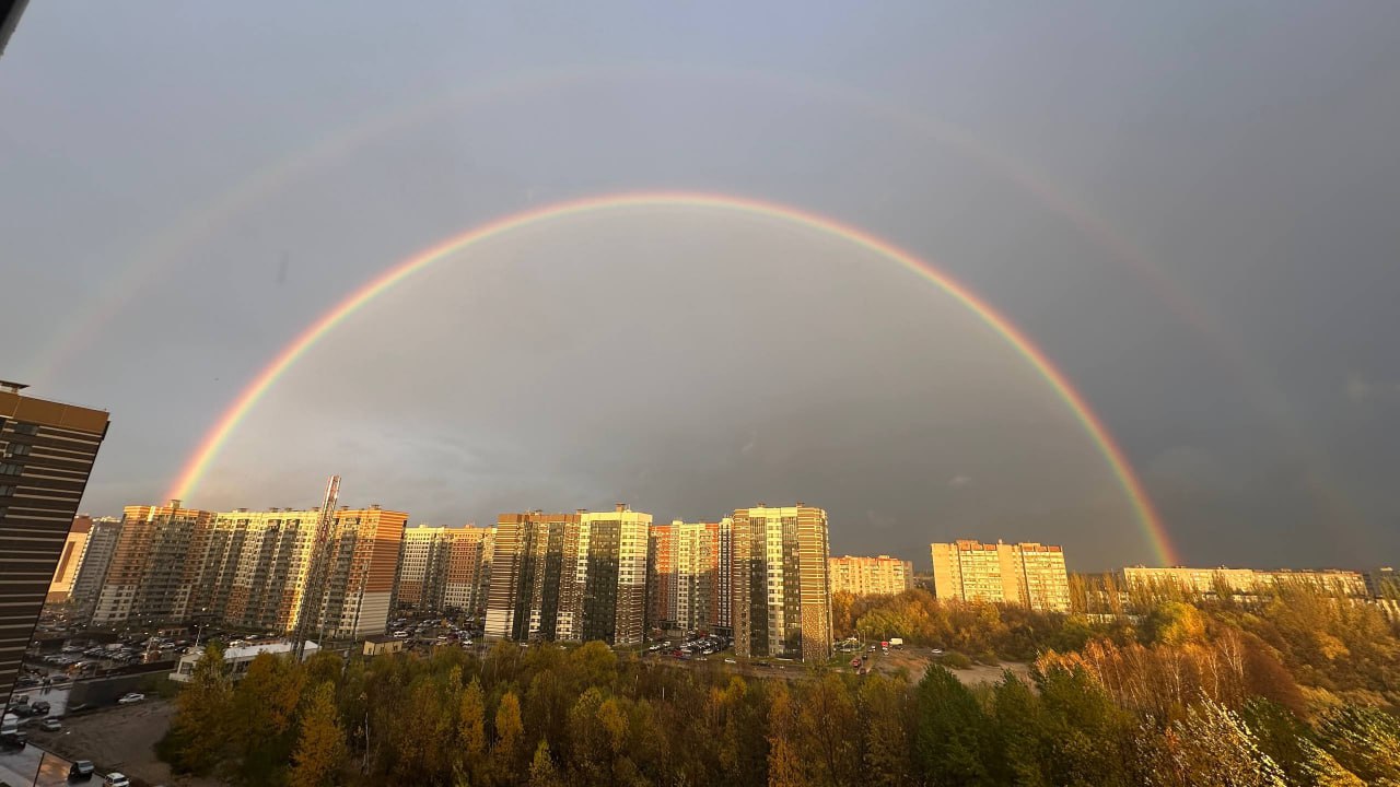 Полная радуга в объективах воронежцев! Полная радуга в объективах воронежцев!