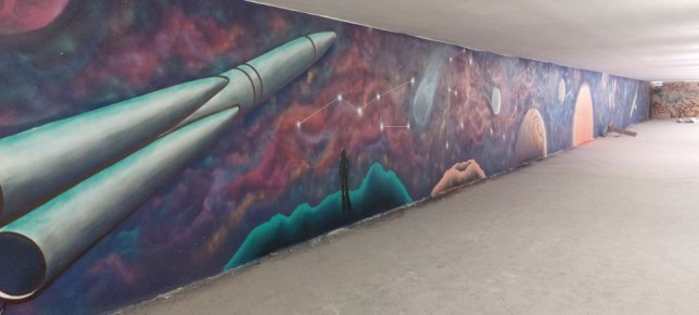 А вы уже видели, какие рисунки появились в подземном переходе на Ворошилова?