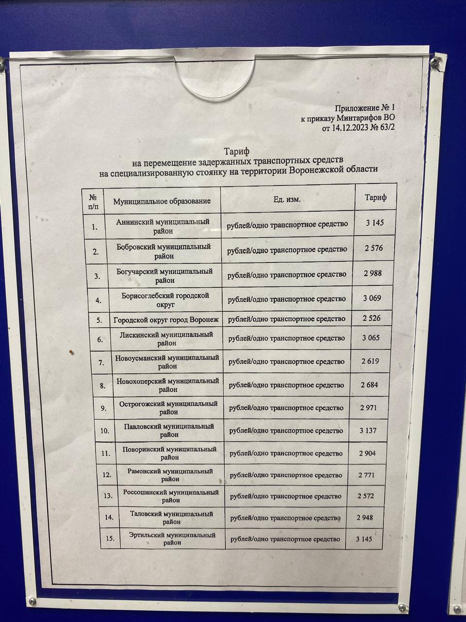 Законность эвакуации машин в Воронеже поставили под сомнение — тарифы не были установлены Законность эвакуации машин в Воронеже поставили под сомнение — тарифы не были установлены
