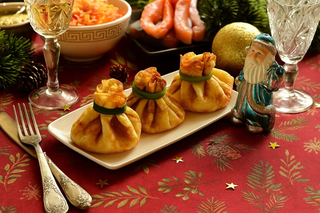 Что приготовить к Новому году: блюдо "Мешок Деда Мороза"