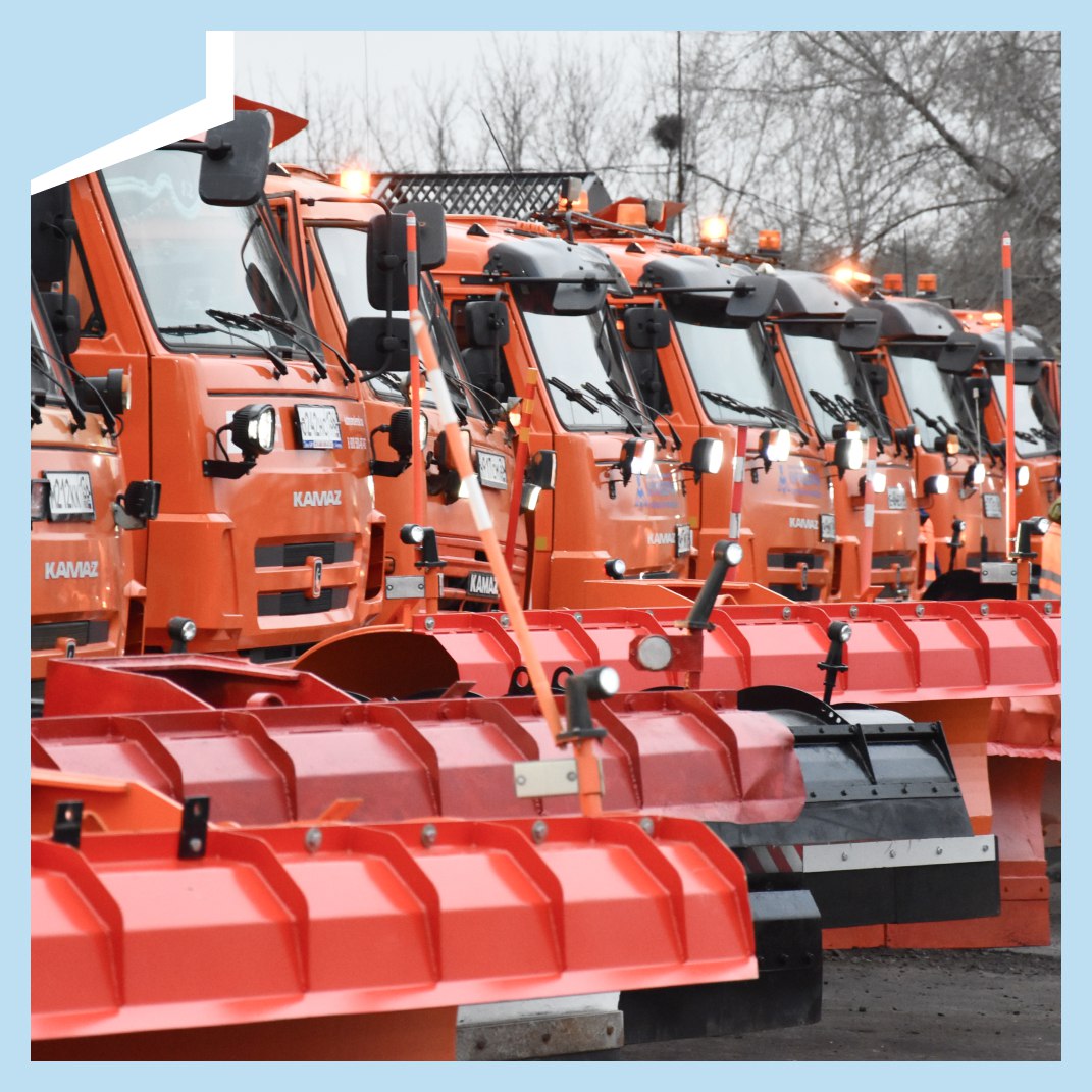 Техника комбината благоустройства Железнодорожного района готова к зиме Техника комбината благоустройства Железнодорожного района готова к зиме