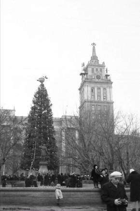 Ёлка в Петровском сквере, 1964 год