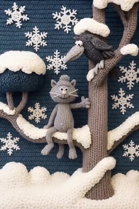 Жительница Воронежа превратила город в вязаный шедевр при помощи нейросети