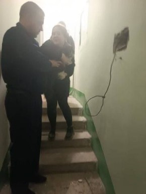 В Воронеже спасли кота, застрявшего в стене дома