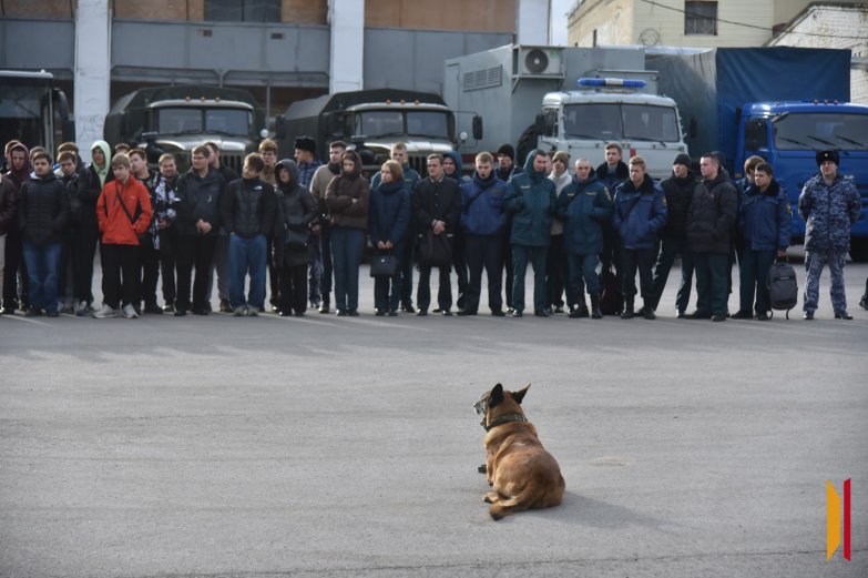 Авто с «начинкой» и задержание преступника: юные воронежцы побывали на базе росгвардейцев Авто с «начинкой» и задержание преступника: юные воронежцы побывали на базе росгвардейцев