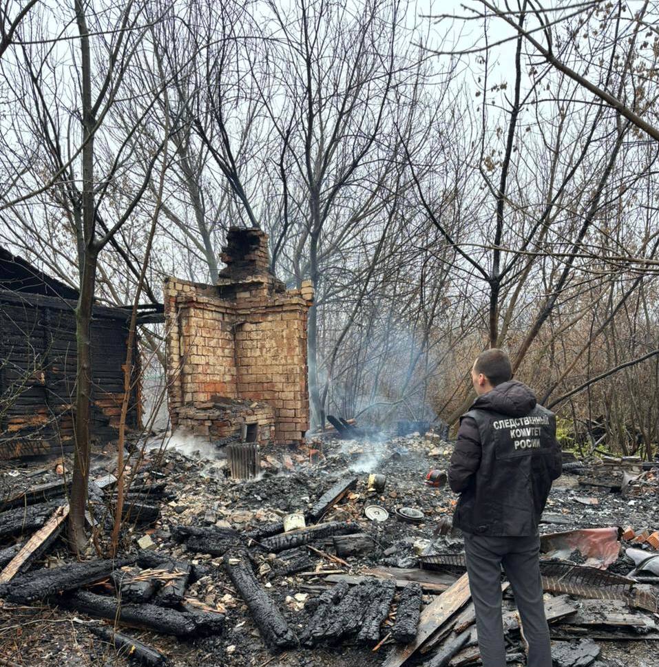 В поселке Октябрьский Панинского района в пожаре погибло два человека