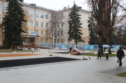 Сергей Петрин: Продолжаю рассказывать о работах по благоустройству первой очереди улицы Карла Маркса