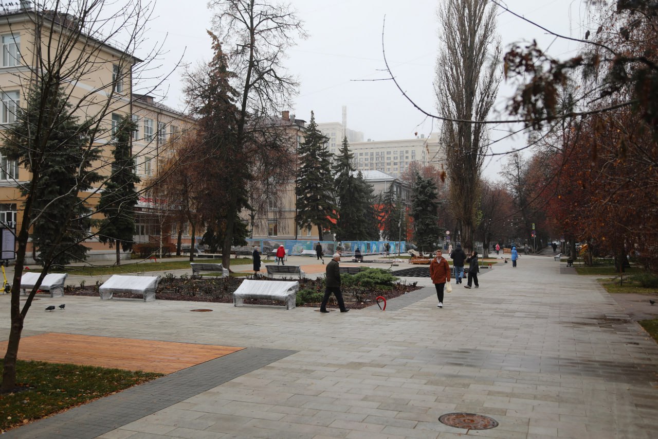 Воронежцы могут прогуляться по обновленному участку бульвара Карла Маркса Воронежцы могут прогуляться по обновленному участку бульвара Карла Маркса