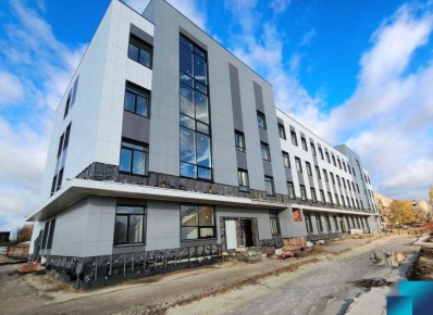 Поликлиника в микрорайоне Масловка готова на 90%