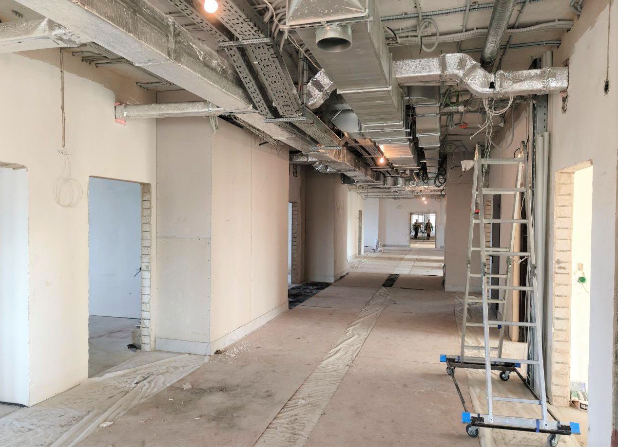 Поликлиника в микрорайоне Масловка готова на 90% Поликлиника в микрорайоне Масловка готова на 90%