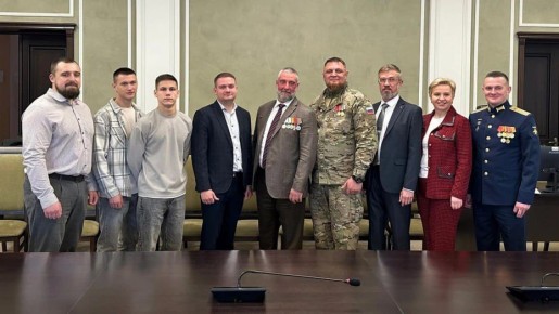 Ветераны СВО встретились воронежскими студентами