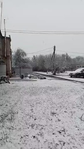 Первый снег пошел в некоторых районах Воронежской области