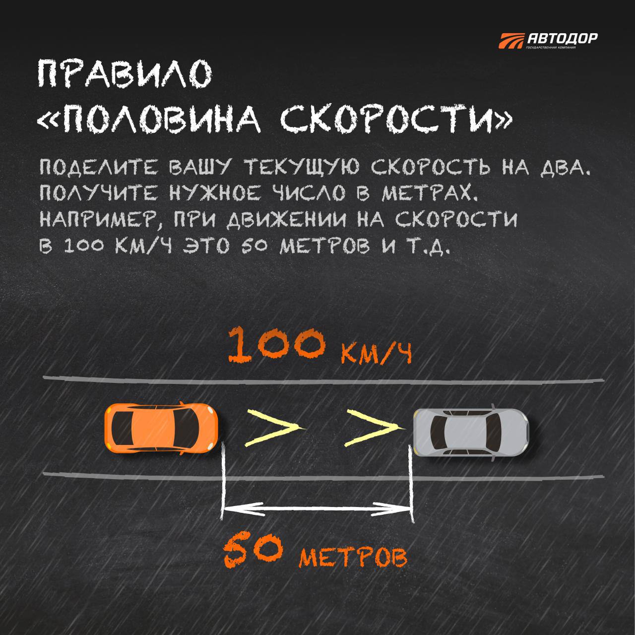 Осенние дожди — держи дистанцию!