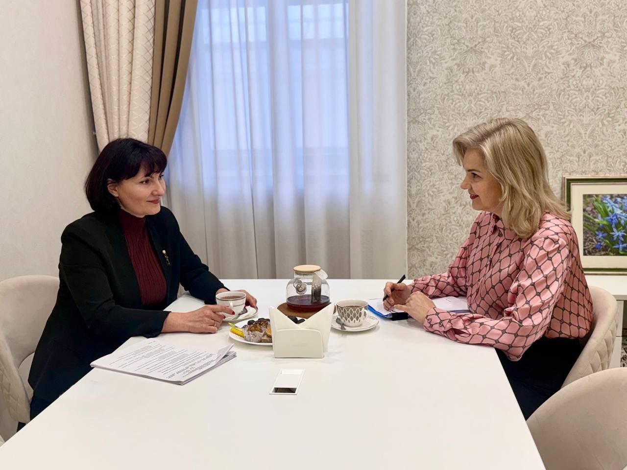 Сегодня с министром труда и занятости населения региона Майей Брониславовной Мандрыкиной обсуждали государственные меры поддержки рождаемости