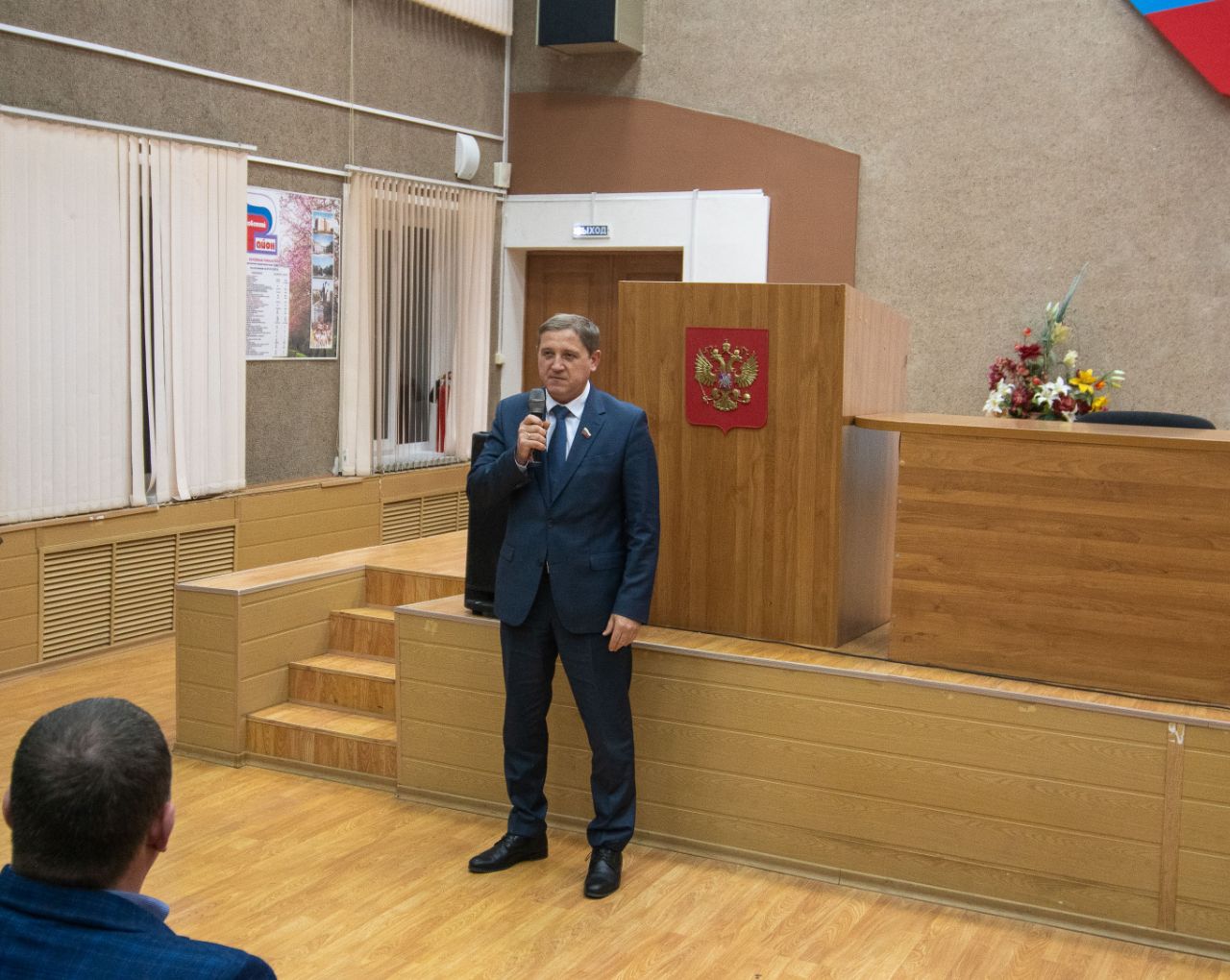 С коллегами-депутатами принял участие в мероприятии по подведению итогов осенней выборной кампании-2025, которое прошло в актовом зале Управы Советского района С коллегами-депутатами принял участие в мероприятии по подведению итогов осенней выборной кампании-2025, которое прошло в актовом зале Управы Советского района