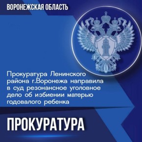 Прокуратура Ленинского района города Воронежа утвердила обвинительное заключение по уголовному делу в отношении 23-летней местной жительницы