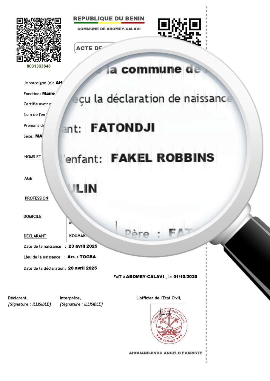 Болельщик из Бенина назвал сына в честь воронежского футбольного клуба - Факел Болельщик из Бенина назвал сына в честь воронежского футбольного клуба - Факел