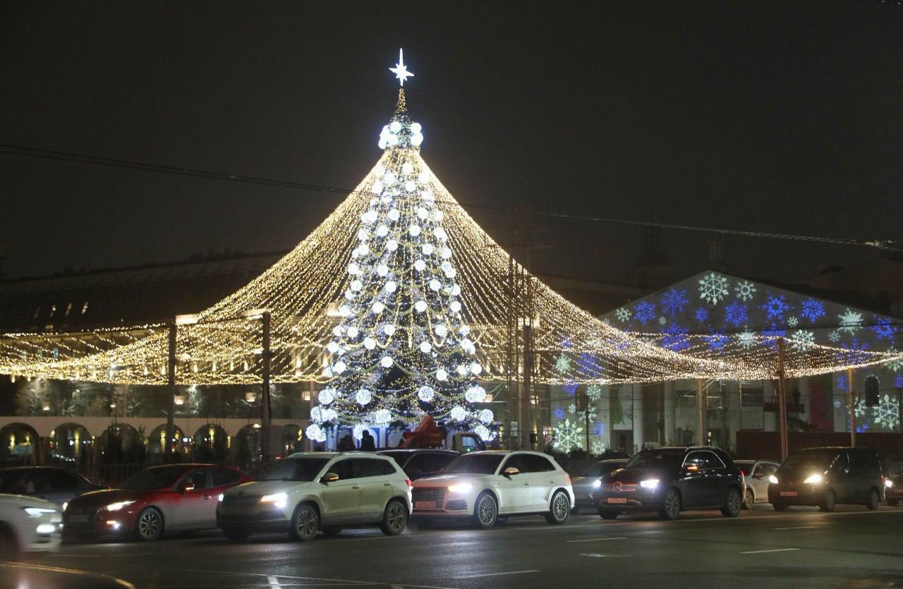 В Воронеже заработает новогодняя подсветка