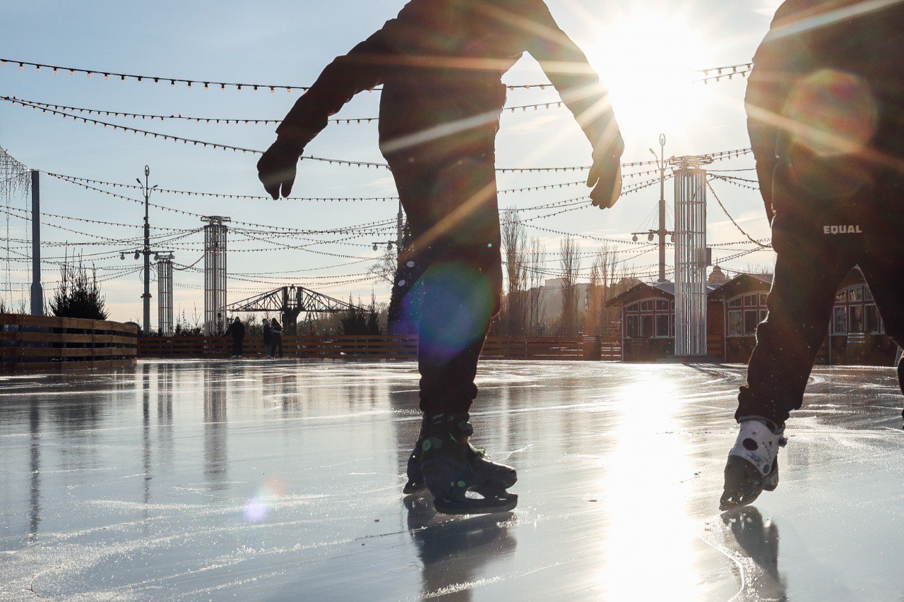 Первый день на ледовой арене Первый день на ледовой арене