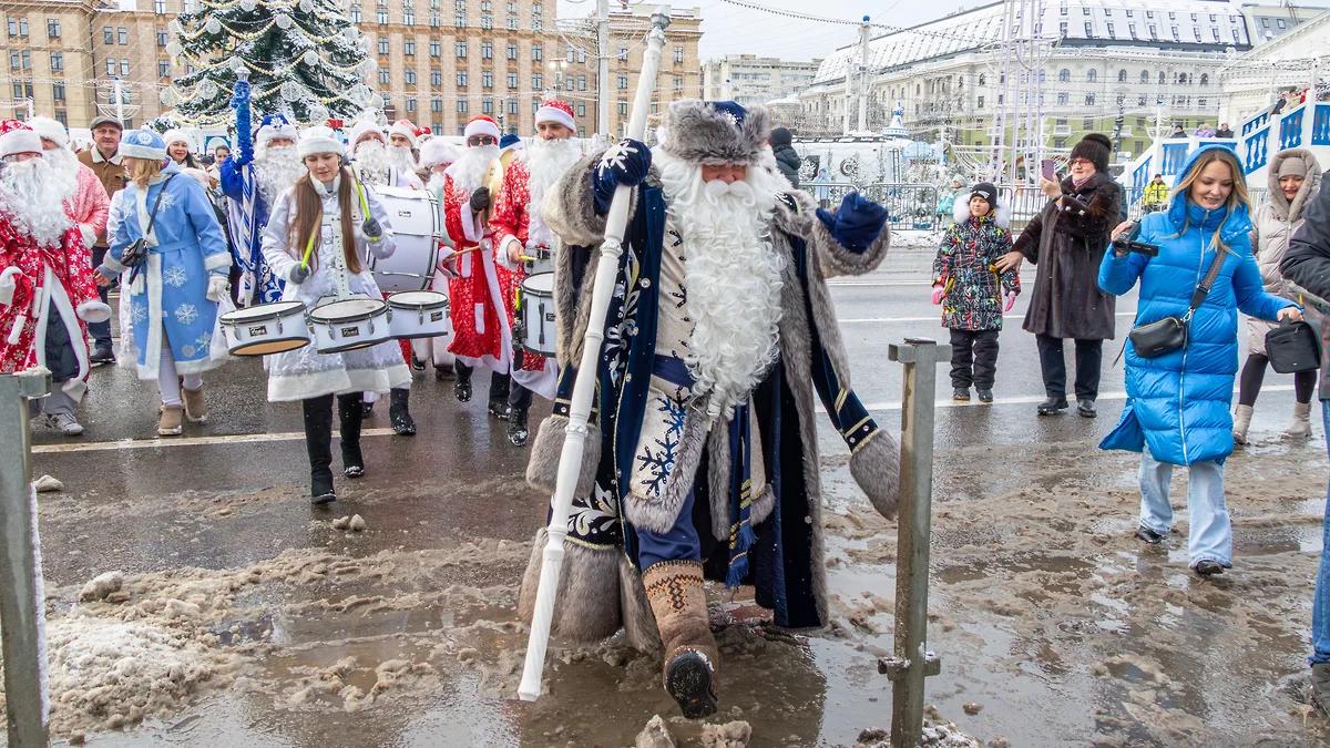 В Воронеже после шестилетнего перерыва прошел парад Дедов Морозов В Воронеже после шестилетнего перерыва прошел парад Дедов Морозов