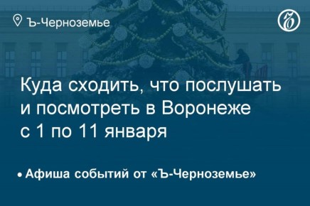 Чем заняться в городе с 1 по 11 января: гид по главным событиям праздника