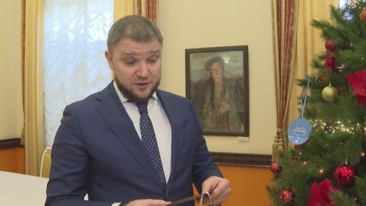 Четверо детей получили подарки от заместителя председателя правительства Воронежской области Артема Верховцева