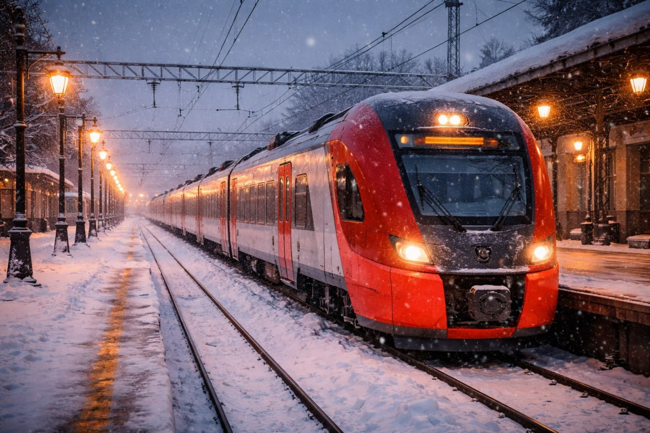 Сегодня, в 3:02 ночи, на перегоне Евдаково – Сагуны в результате повреждения железнодорожной инфраструктуры было отключено напряжение в контактной сети, что сделало невозможным дальнейшее движение электропоездов