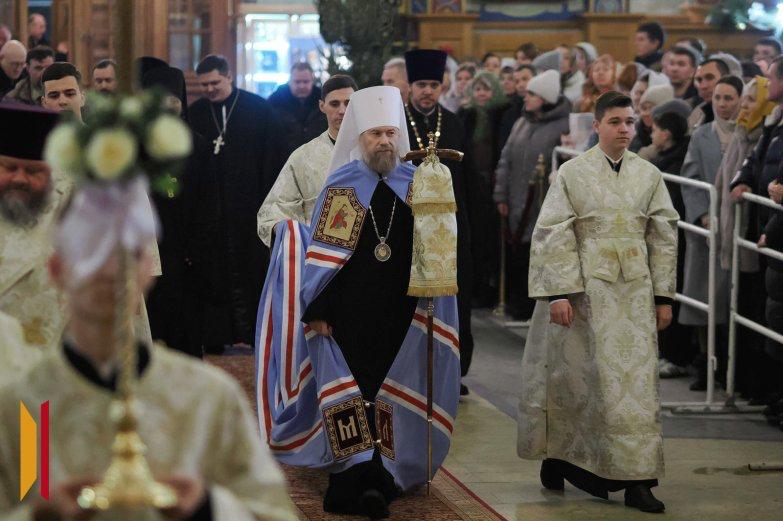 Как прошла рождественская служба в Благовещенском соборе Как прошла рождественская служба в Благовещенском соборе