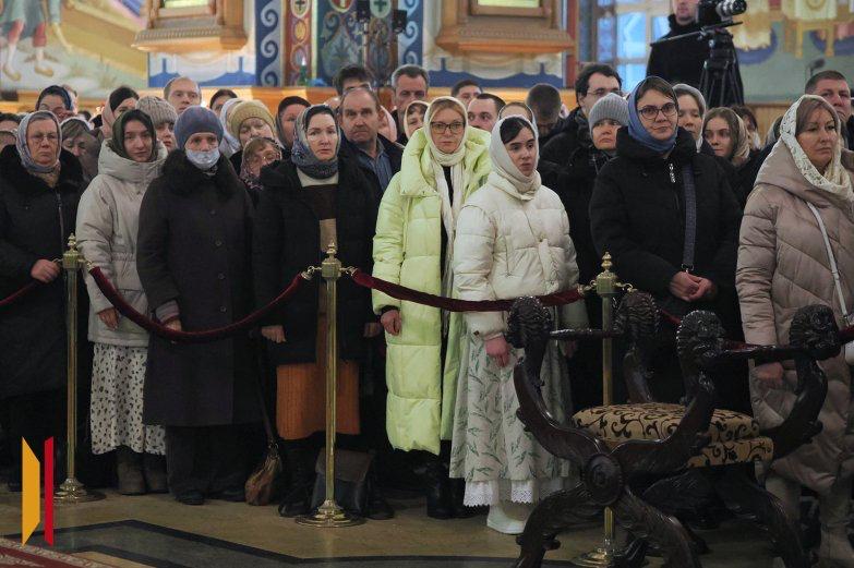 Как прошла рождественская служба в Благовещенском соборе Как прошла рождественская служба в Благовещенском соборе