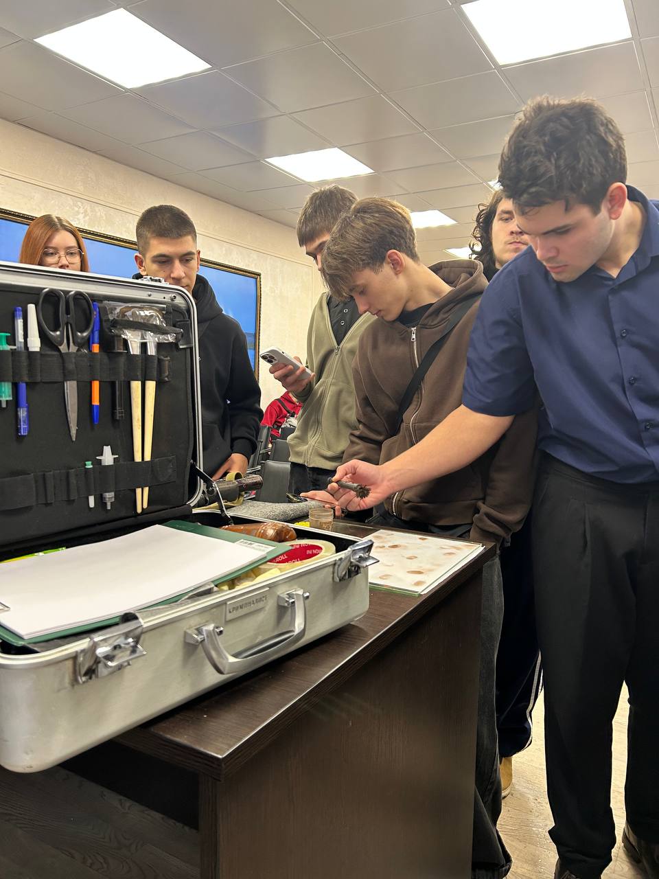 Студенты Нововоронежа познакомились с работой полиции