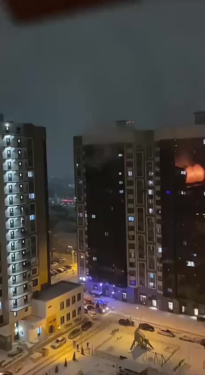 В Советском районе Воронежа загорелась квартира на 14 этаже