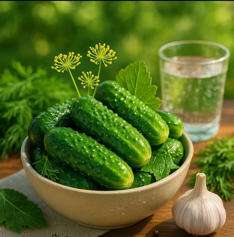 Идеальные малосольные огурцы